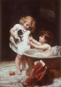Frederick Morgan His turn next oil painting on canvas
